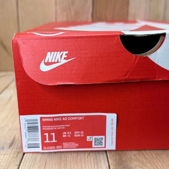 Women's Nike AD Comfort Slip-on Running Shoes Photon Dust - Picture 16 of 16